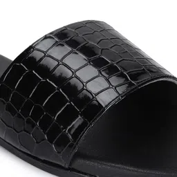 yoho Textured Open Toe Flats image 2