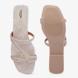 Anouk Embellished Open Toe Flats image 4