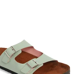Lavie Buckle Detail Open Toe Flats image 3