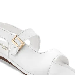 Shoetopia Backstrap Open Toe Flats image 2