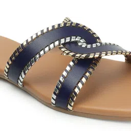 Carlton London No Back Strap Open Toe Flats image 3