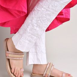 Shoetopia Girls Textured One Toe Flats-23
