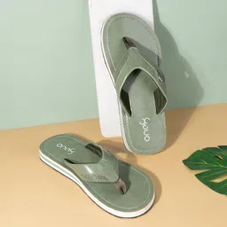 One8 Men Textured Anti-Skid Bounce Back Mid-Sole Water-Resistant Thong Flip-Flops-picture-40