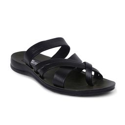 Paragon Men Black Comfort Sandals-image-20