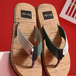 BIRDE Men Woven Design Thong Flip-Flops-picture-43