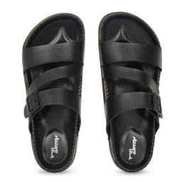 Azzaro Black Men Comfort Sandals-image-97