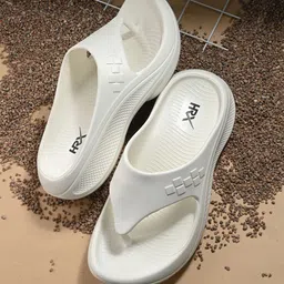 HRX by Hrithik Roshan Men Off White Thong Flip-Flops-25