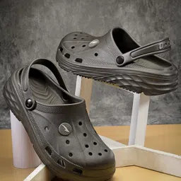 ASIAN Men Self Design Clogs-picture-2