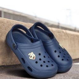 Ajanta Boys Applique Detailed Clogs-0