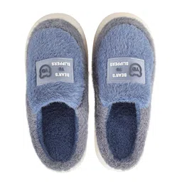 CASSIEY Men Winter Warm Fur Room Slippers-49
