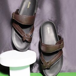 Bata Men Rubber Comfort Sandals-image-36