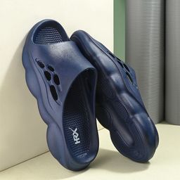 HRX by Hrithik Roshan Men Navy Blue Rubber Sliders-21