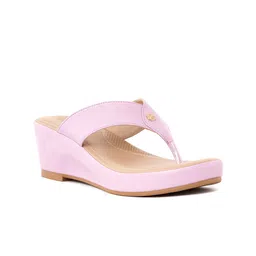 Khadims Open Toe Wedge Heels-45