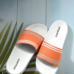 OFF LIMITS Men Striped Sliders-picture-33