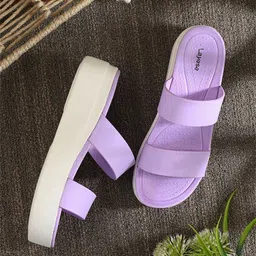 Layasa Open Toe Flatform Heels-23