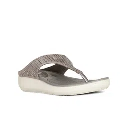 Bata Embellished T-Strap Flats-93