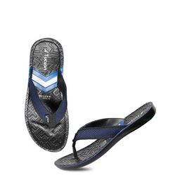 Tucson Men Navy Blue Printed Rubber Thong Flip-Flops-picture-15