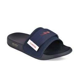 Campus Men Navy Blue & Red Sliders-57