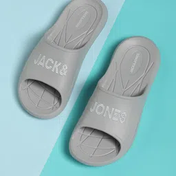 Jack & Jones Men Grey Sliders-picture-35