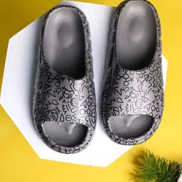 Brauch Men Open Toe Printed Slip On Sliders-14