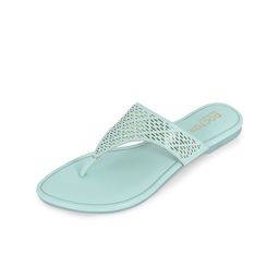 DOCTOR EXTRA SOFT Memory Foam Textured Open Toe Flats With Laser Cuts image 5