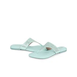 DOCTOR EXTRA SOFT Memory Foam Textured Open Toe Flats With Laser Cuts image 3