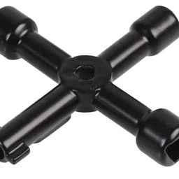 generic 4 Way Utility Key 1 (Piece), Round End And Fixed Square, 120 X 119 mm image 2
