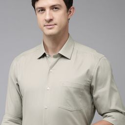 Arrow Pure Cotton Manhattan Slim Fit Self-Design Textured Formal Shirt-image-106