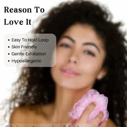 CareDone Set Of 4 Large Bath Loofah Sponge Scrubber Exfoliator For High Lather Cleansing image 4