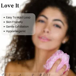 CareDone Set Of 3 Large Bath Loofah Sponge Scrubber Exfoliator For High Lather Cleansing image 3