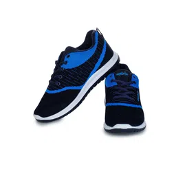 Liberty Unisex Kids Blue Woven Design Sneakers shoes-image-15