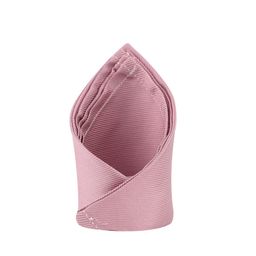 KOVOVE Men Peach-Coloured Striped Pocket Square-image-9