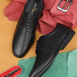 pelle albero Men Leather Formal Derbys-image-81
