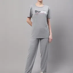 VIMAL JONNEY Printed Round Neck Short Sleeves T-Shirt & Trackpant-picture-20