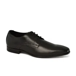 Ruosh Men Textured Leather Formal Derbys-image-43