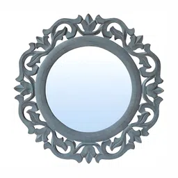 VAS collection home Wall Textured Wooden Mirror Frame-48
