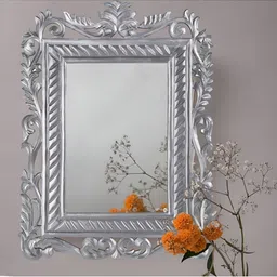 VAS collection home Grey Wooden Wall Mirror Frame-25