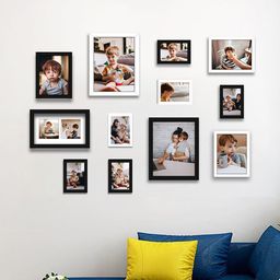 Art Street 12-Pcs Black & White Wooden Photo Frames-image-32