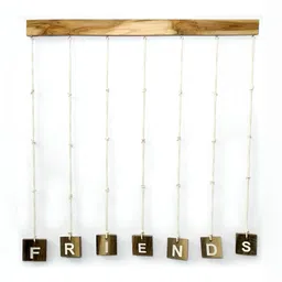 VAH Kya Bat Hai !! Brown Wooden Hanging Wall Decor-image-42