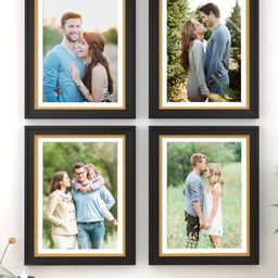 Art Street Set Of 4 Black Solid Photo Frames-22