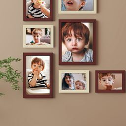 Art Street Brown 7-Pieces Wooden Photo Frames-18