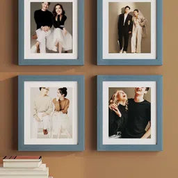 Art Street Blue 4 Pieces Wall Photo Frames-image-59