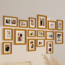 Art Street Brown 16 Pieces 3D Wall Shooting Star Photo Frames-image-30