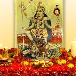 Hawai 24k Gold Plated Maa Kali Wall Art-image-75