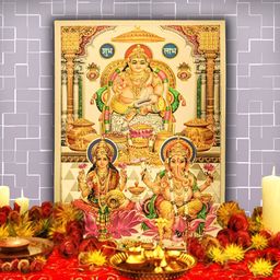 Hawai Gold Toned Religious Acrylic Wall Photo Frames-image-89