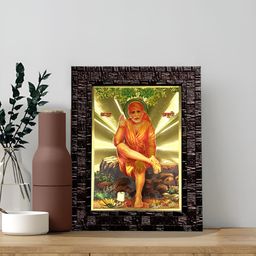 Hawai Black & 24K Gold Plated Self Designed Wooden Rectangular Wall Photo Frame-image-57
