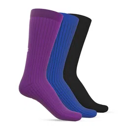 TalkingSox Pack Of 3 Patterned Calf Length Socks-42
