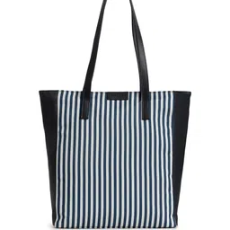 Fastrack Striped PU Oversized Shopper Tote Bag-6