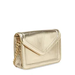 AQUATAN Pu Structured Sling Bag with Envelope Shaped image 2