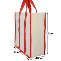 Kuber Industries Oversized Shopper Canvas Tote Bag image 5